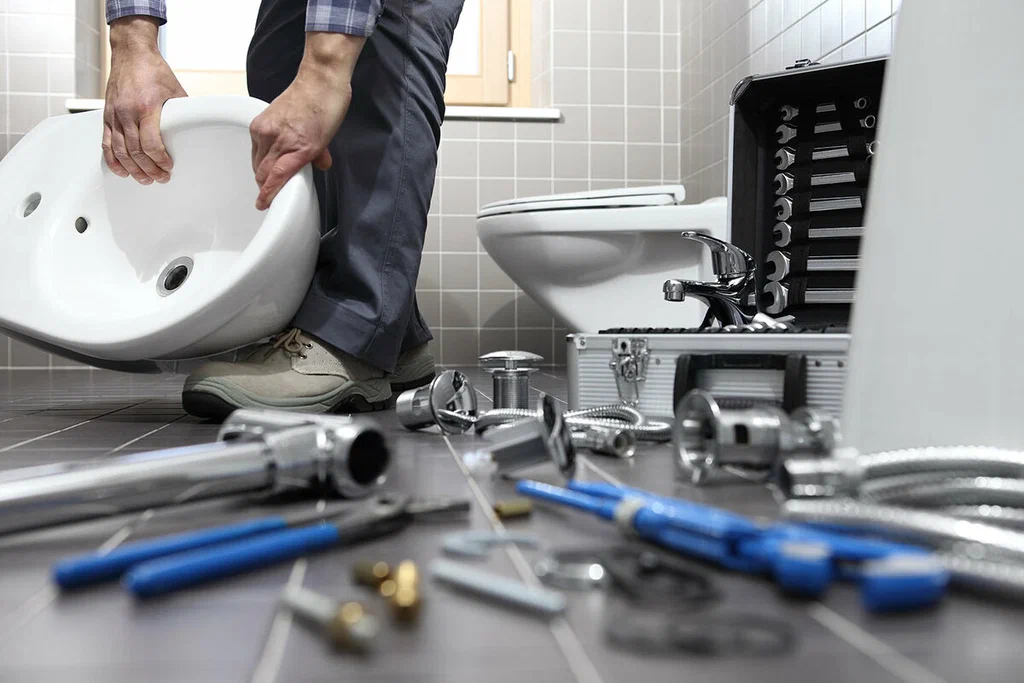 Plumbing tools prepared for a bathroom repair in Cape Coral